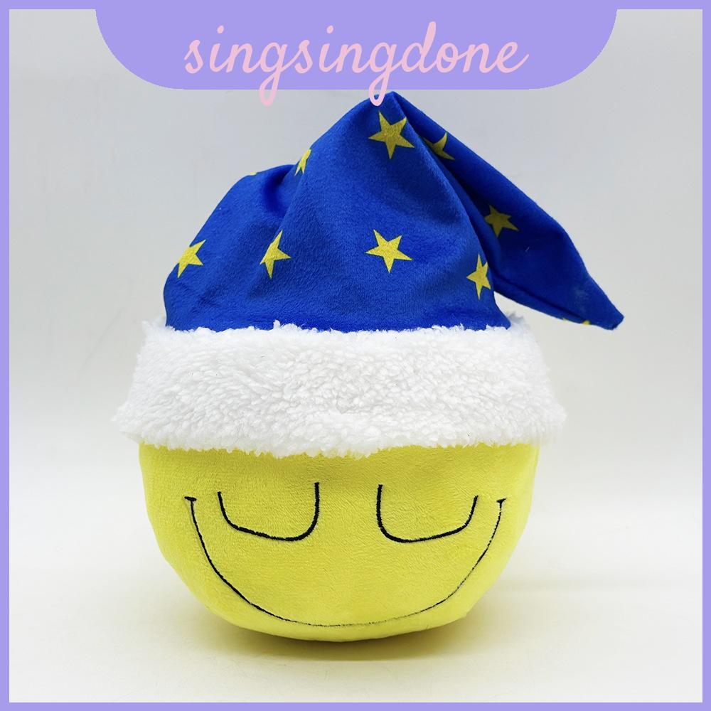 Dozer Dozing Động vật sang trọng ngắn Plushie có mũ ngủ cho phòng chơi