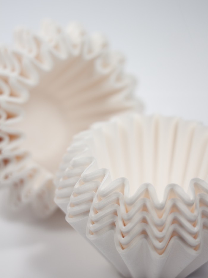 Dụng Cụ Cà Phê Bánh Cốc Lọc Cà Phê Pha Tay Origami Origami Cốc Lọc Sóng Giấy Lọc 155 / 185