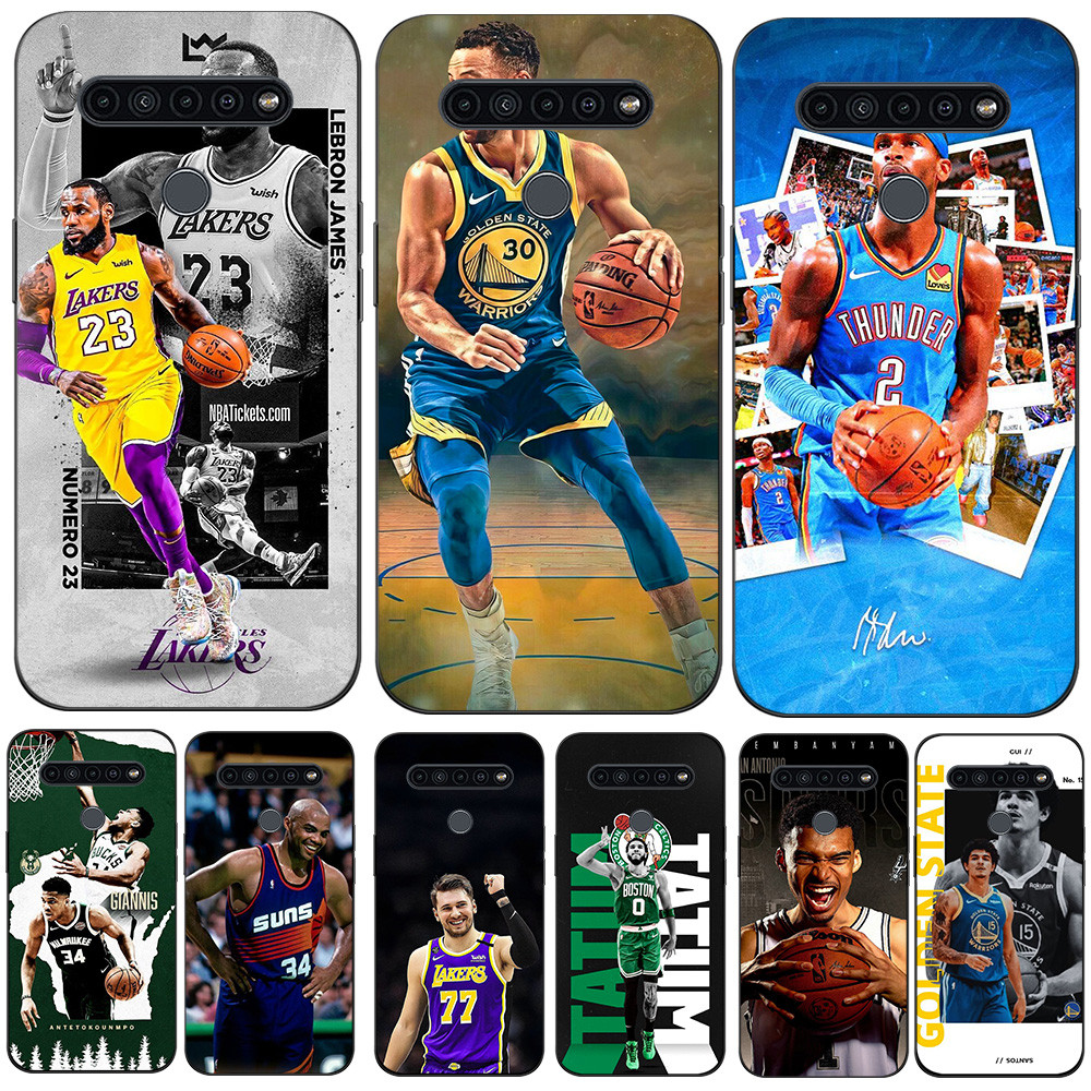 Ốp Lưng Cho LG K41S K51S 2019 Ốp lưng Silicon Mềm Đen Tpu NBA Bóng Rổ