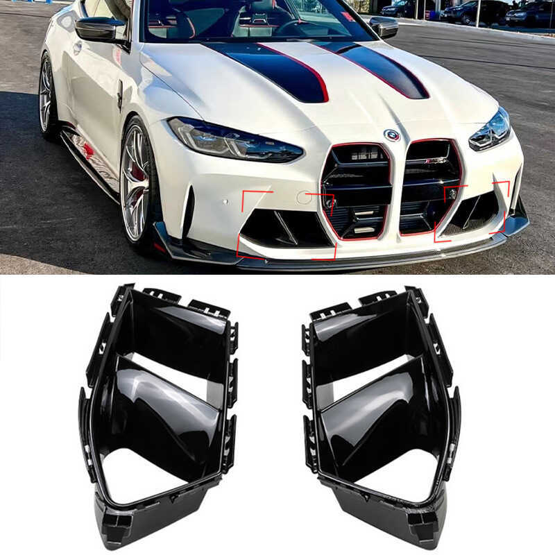 Thích hợp cho 2021 + M3 / Ngoại hình vòm sửa đổi G80 / G82 Cản trước sang khung đèn sương mù phong c