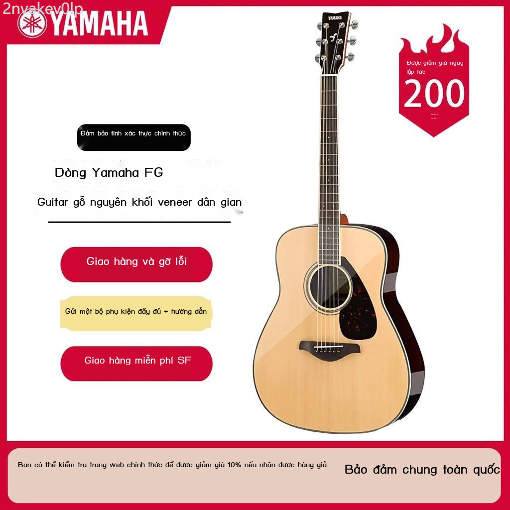 [Siêu Sale] Yamaha Chính Hãng FG800, Acoustic Đơn Bảng FG830, Đàn Guitar Điện Hộp Dành Cho Nam Và N