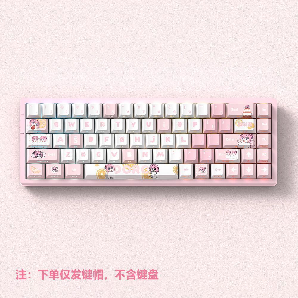 Trò chơi NIKKE Doro Keycaps PBT Cherry Profile Side-printed keycap diy Bàn phím cơ