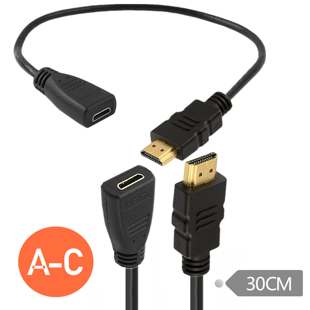 Mini hdm Nữ i to hdmi mini hdmi Tiêu Chuẩn HDMI Adapter Cáp HD Flat TV