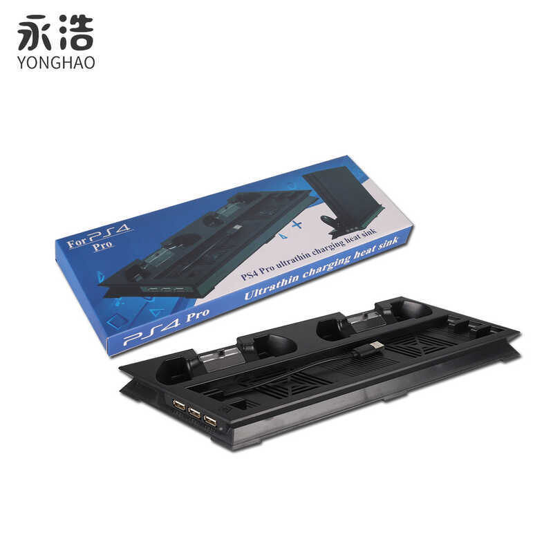 PS4 PRO Giá đỡ máy chủ Đế làm mát PS4pro Giá đỡ quạt Bộ sạc Gamepad