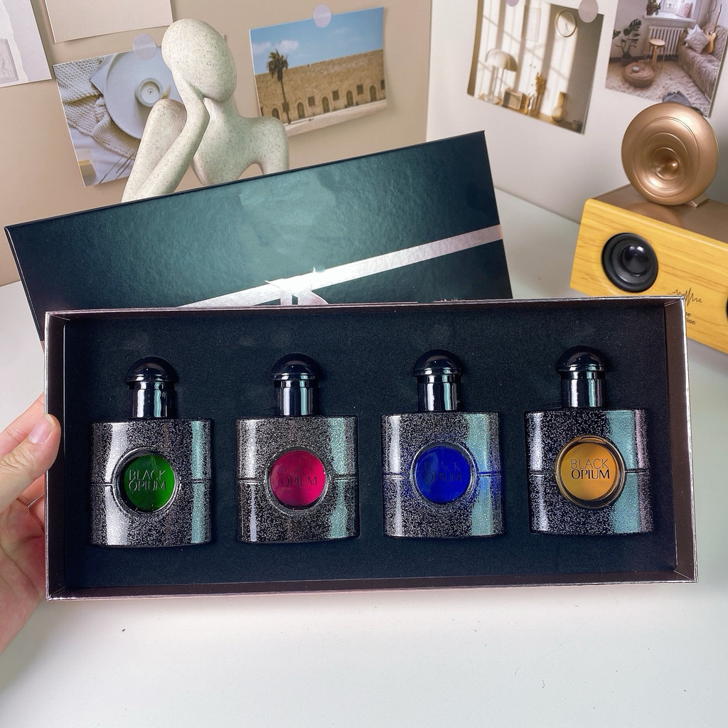 Nước Hoa Opium Thương Mại Bán Chạy Thời Trang 2026 30ml Bộ Bốn Mảnh Mẫu Trung Bình Opium Xanh / Opiu