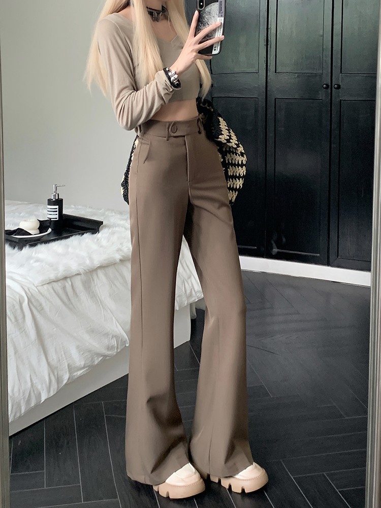 Quần Drape cạp cao Quần thường ngày 99341 | BigBuy360 - bigbuy360.vn