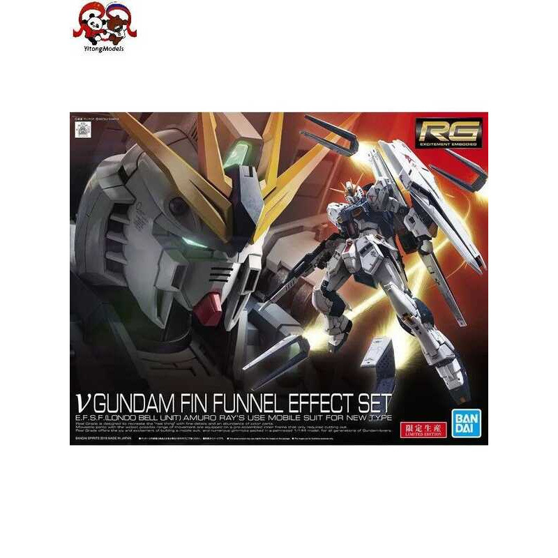 BANDAI GUNDAM 1/144 RG Nu Gundam Bộ Hiệu Ứng Phễu Thủy Lực Lắp Ráp Robot