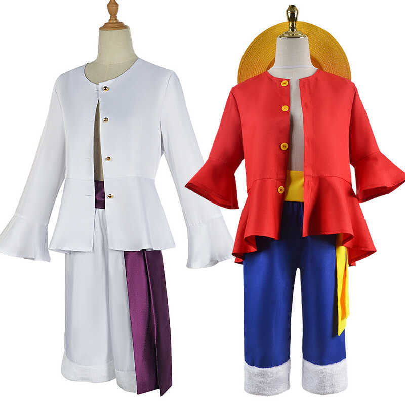 Quần Áo Cosplay Luffy Thần Mặt Trời, Two-Way Design, Dành Cho Trẻ Em