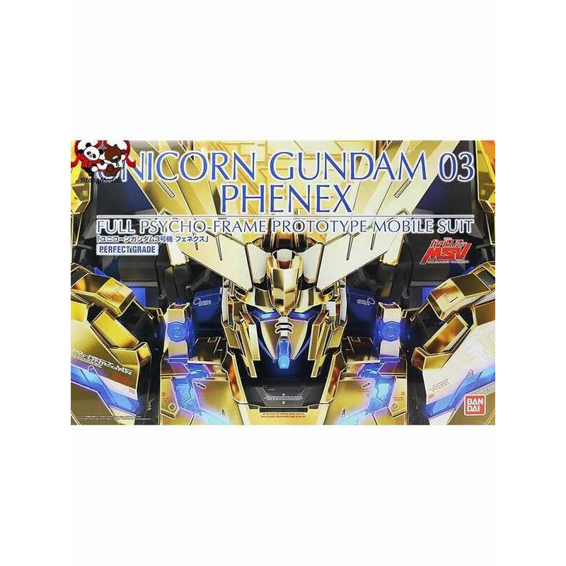 BANDAI GUNDAM 1/60 PG Cyber Phiên bản giới hạn Unicorn 3 PHENEX Robot lắp ráp