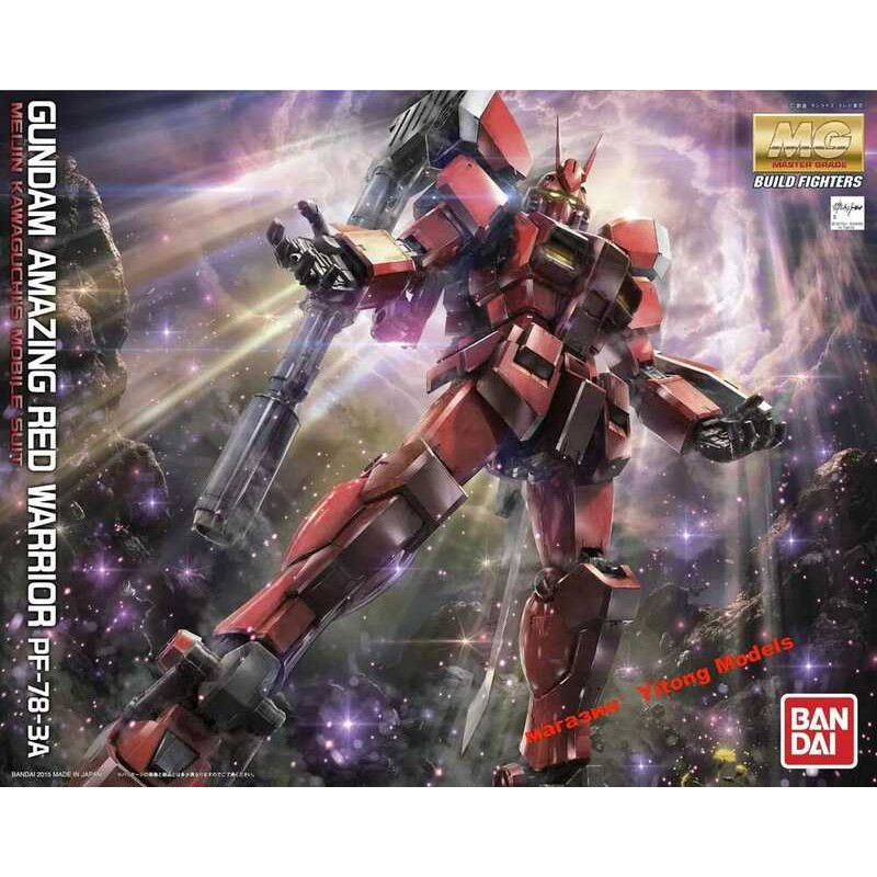 BANDAI 1/100 MG Gundam Amazing Red Warrior Mô Hình Nhân Vật Hành Động