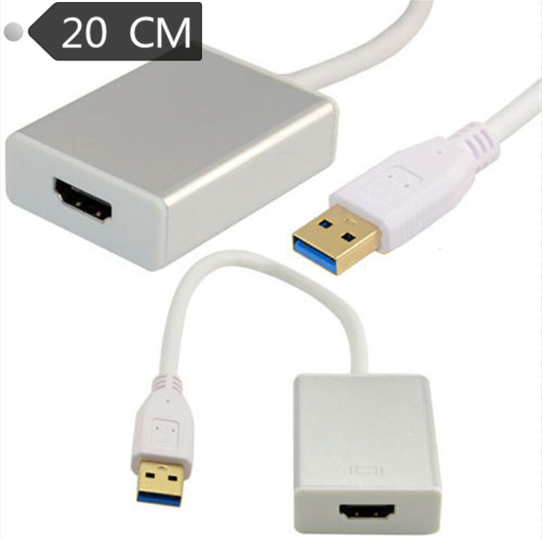 Bộ chuyển đổi USB sang HDMI Máy tính sang usb3.0 sang HDMI / dvi HD Cáp chuyển đổi Card đồ họa bên n