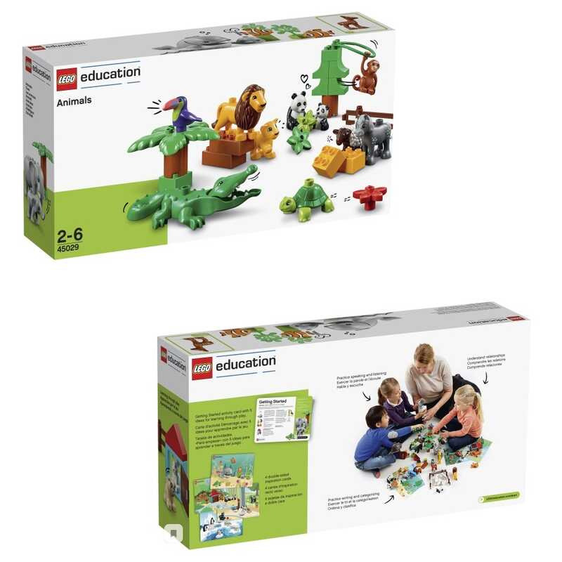 Bộ đồ chơi LEGO Education 45029 về các loài động vật -100% hàng chính hãng