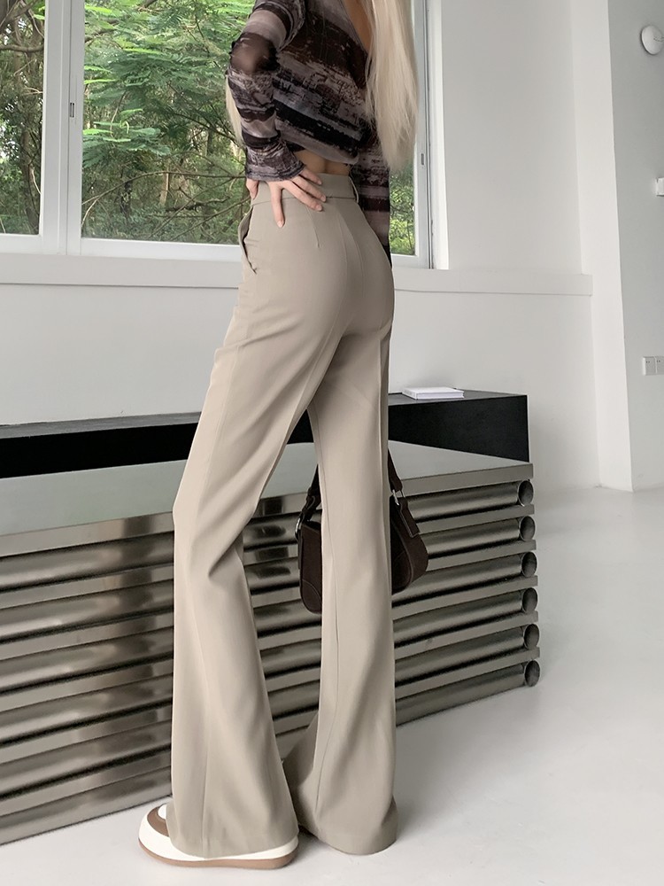 Quần Drape cạp cao Quần thường ngày 99341 | BigBuy360 - bigbuy360.vn