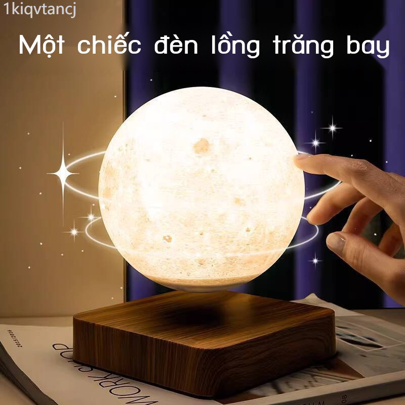 [ HOT Sale ] Đèn bay lơ lửng công nghệ đen đèn ngủ mặt trăng trang trí bàn làm việc quà sinh nhật p