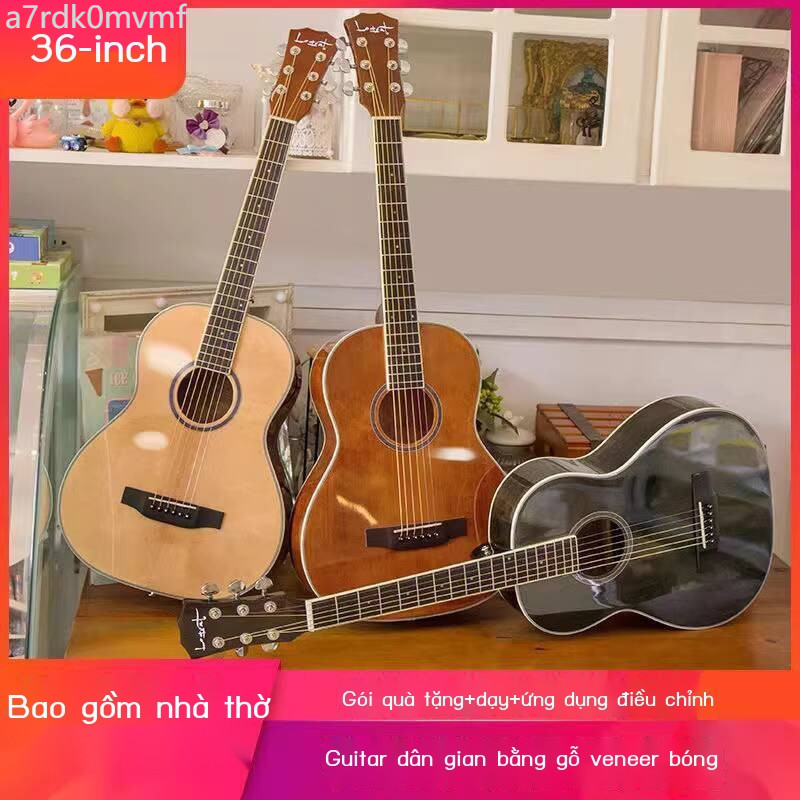 ( rẻ mà chất lượng) Guitar dân gian mặt sao, guitar acoustic, 34inch 36inch người mới bắt đầu, dành