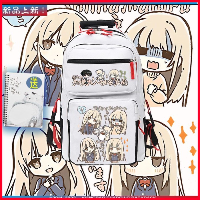 [MC] Schoolbag Shiina Mahiru Angel Classmates Next Door Shiina Mahiru Anime Merchandise Fujimiya Thứ