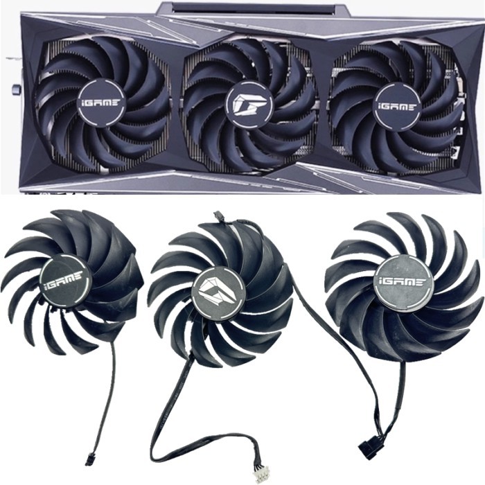 Màu Sắc Đầy Màu Sắc Cầu Vồng RTX3080TI 3070TI 3090 Chín Tầng Vulcan Vulcan OC Quạt Đồ Họa Nguyên Bản