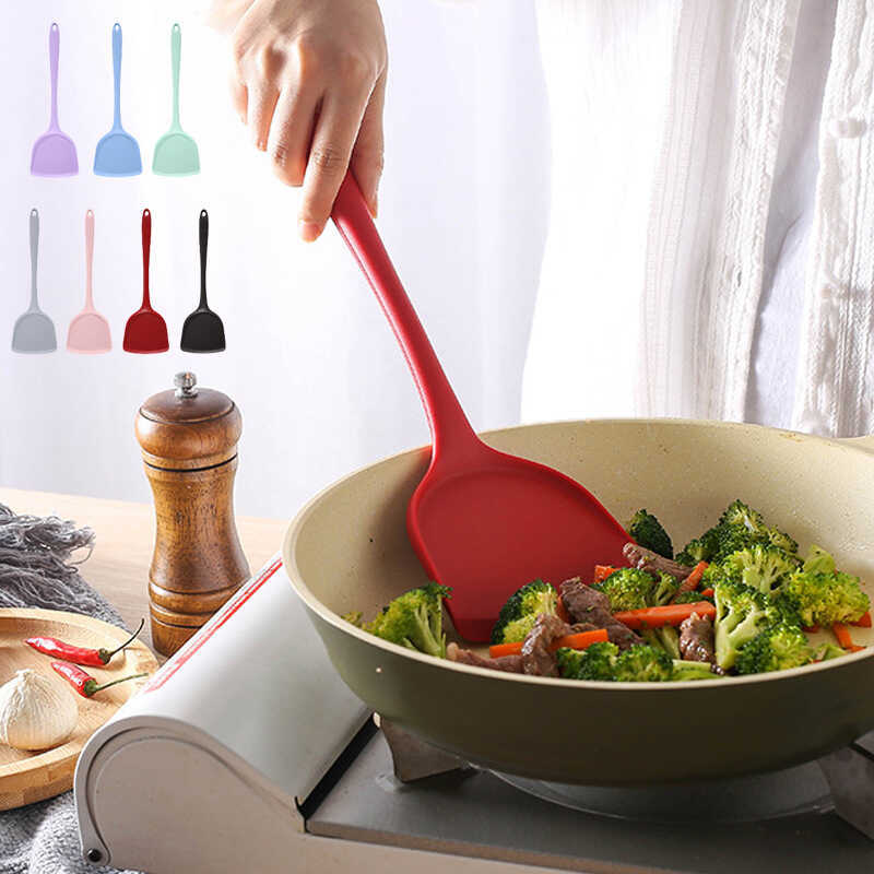 Thìa Silicon Silicon Thìa Nấu Ăn Thìa Silicon Dụng Cụ Nhà Bếp Dụng Cụ Nhà Bếp Thìa Nấu Ăn