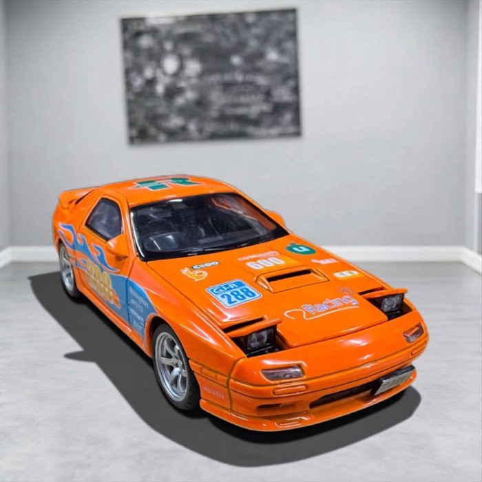 1:32 Mazda RX7 mô hình xe hợp kim mồ côi giải phóng mặt bằng