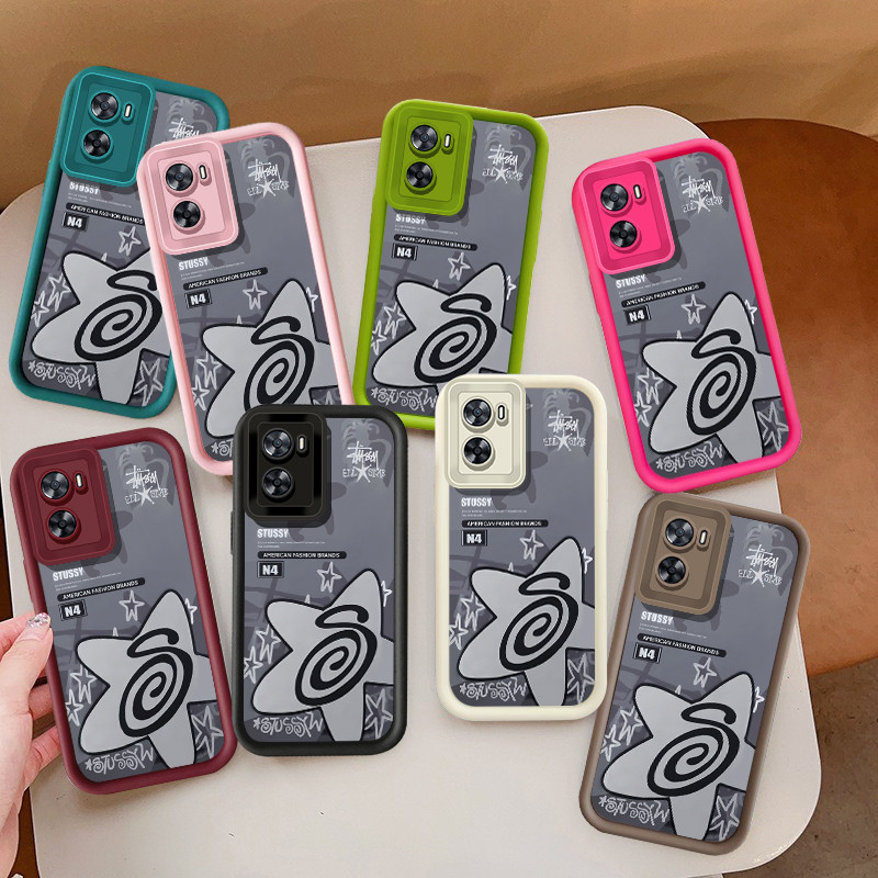 Ốp Điện Thoại Griffiti Stars Thương Hiệu Hợp Thời Trang Cho OPPO A53 A33 A57 A57S A60 A77 A77S A79 A