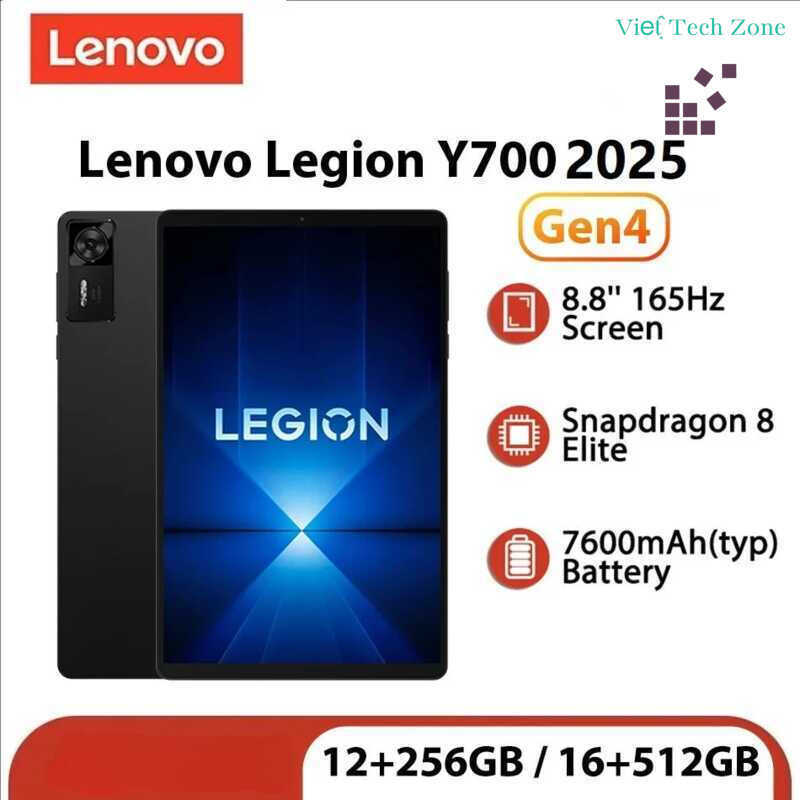 Lenovo Legion Y700 Gen 4 Pad Snapdragon 8 Elite-Chỉ có tiếng Trung/tiếng Anh |Nguyên bản