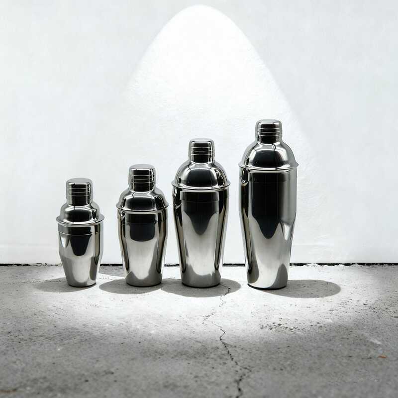 Bộ trộn bằng thép không gỉ Bộ 6 món Dụng cụ trộn Cocktail Shaker Shaker Glass Mixing Glass Glass