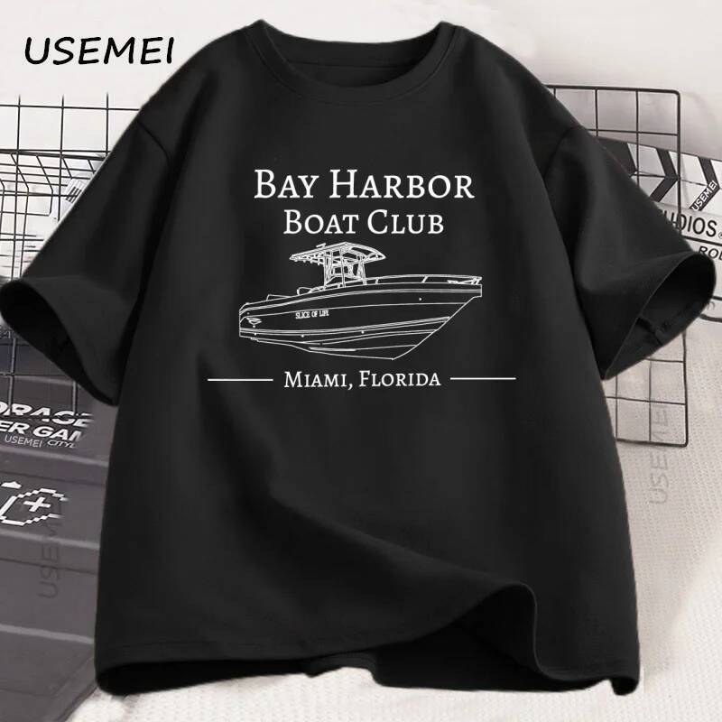Dexter Lát Cuộc Sống Áo nam Nữ Dexter Bay Harbor Đồ Tể Áo Thun Cotton Cao Cấp Tay Ngắn Áo Nam Quần Á