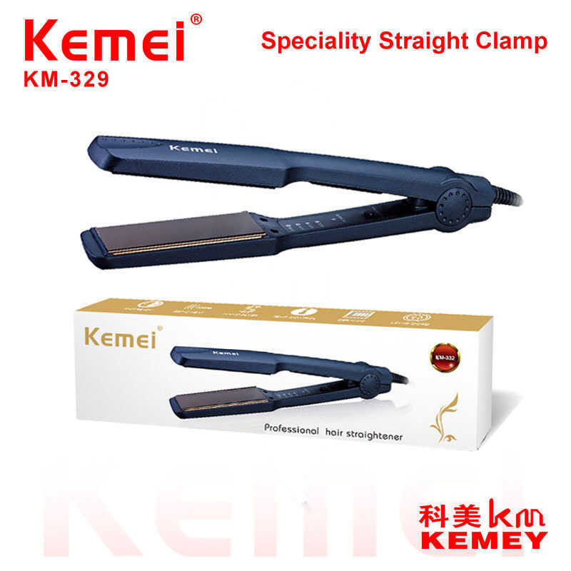 Kemei kemei Máy uốn tóc gia đình Máy duỗi tóc tự động Ion âm Máy uốn tóc sắt Máy duỗi tóc KM-329