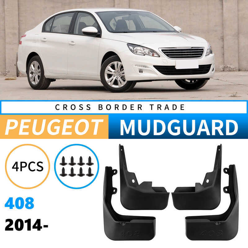 Thích hợp cho Peugeot Peugeot 408 2014-2023 Chắn bùn ngoại thương Lốp xe chắn bùn