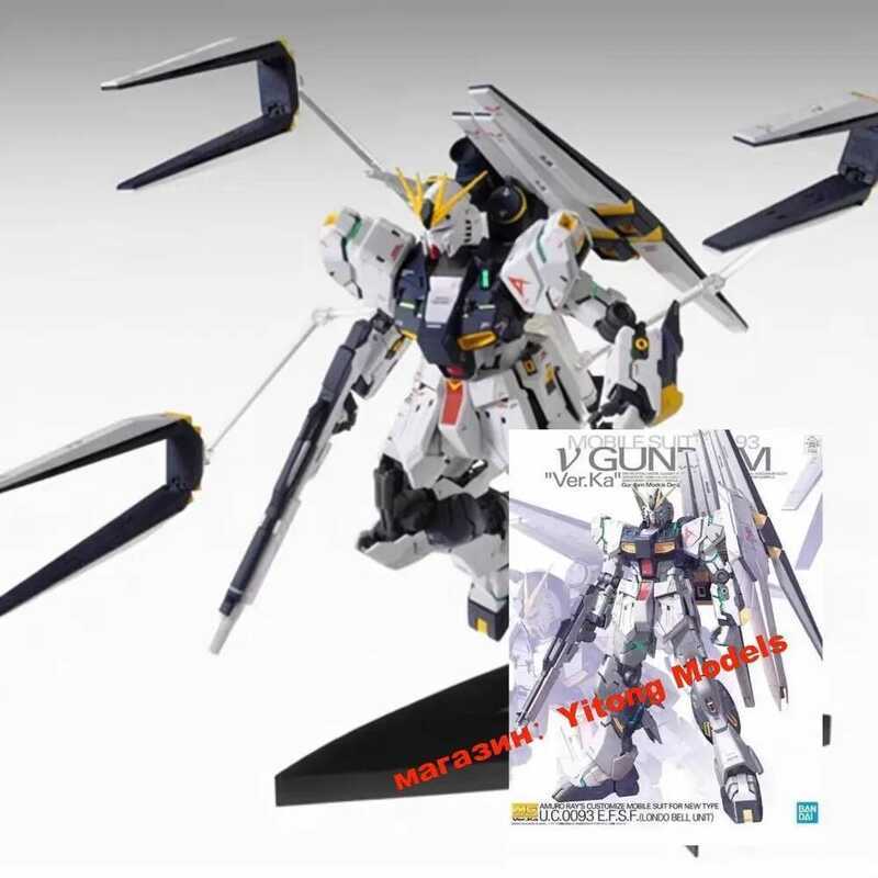 BANDAI 1/100 MG Nu Gundam Ver.Ka Mô Hình Nhân Vật Hành Động