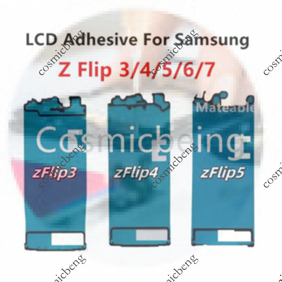 Mới Cho Samsung Galaxy Z Flip 6 5 4 3 Flip6 Flip5 F741 F731 F721 F711 Màn Hình LCD Keo Dán Keo Chống