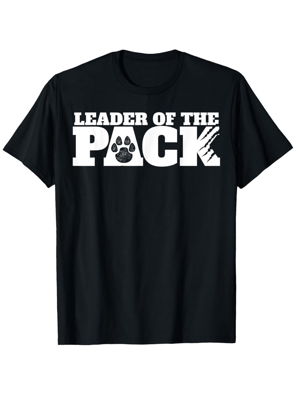 Áo thun Wolf Pack với họa tiết dấu chân sói, 100% cotton 180gsm, size từ S đến XXXL, màu đen - Perfe