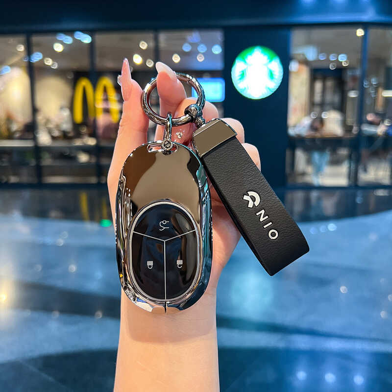 Thích hợp cho Vỏ chìa khóa Weilai es6 Vỏ bảo vệ chìa khóa es8 Car et5 Shell ec6 Dây chuyền túi chìa 