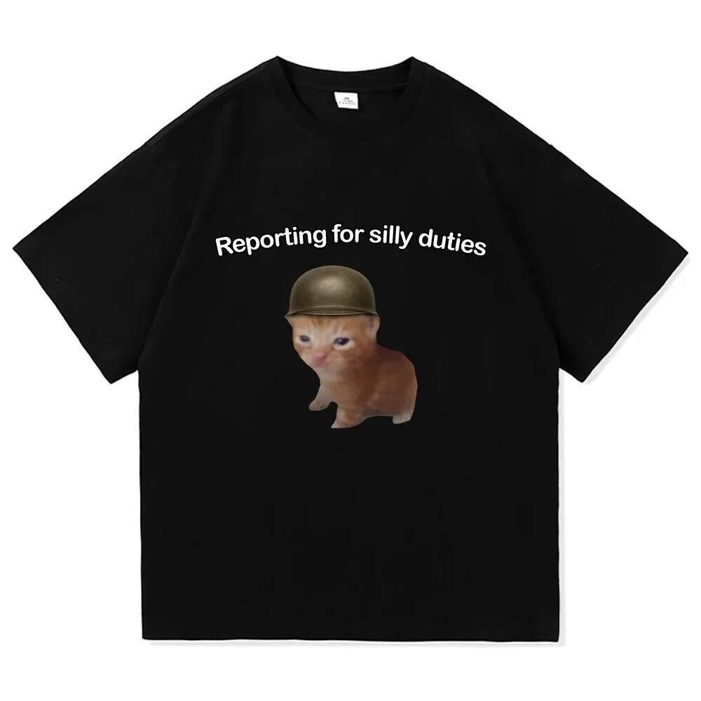 Áo thun Y2K style mèo vui vẻ, chất lượng cao, phù hợp nam/nữ