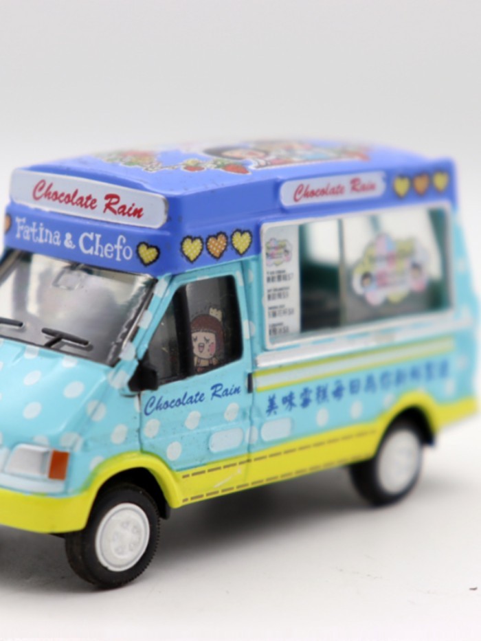 Out of Print Model Tiny Micro Shadow Toy ICE CREAM VAN Hồng Kông Regal ICE CREAM Truck Street ICE CR
