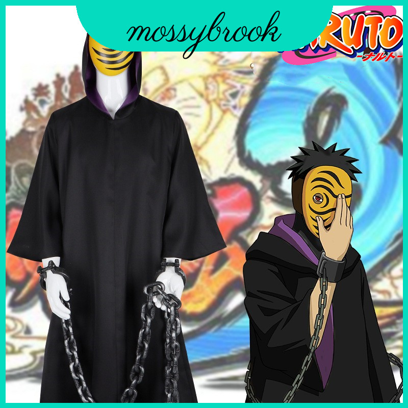 Naruto Akatsuki Tobi Sasuke Obito Bộ Trang Phục Cosplay Và Halloween