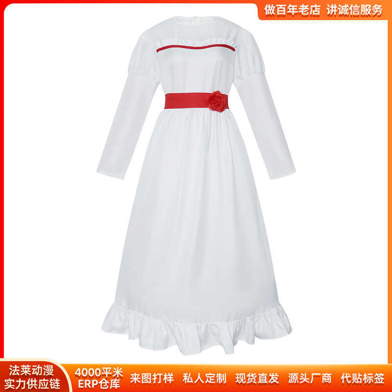 Trang phục Halloween - Váy trắng Annabelle, phù hợp biểu diễn và cosplay