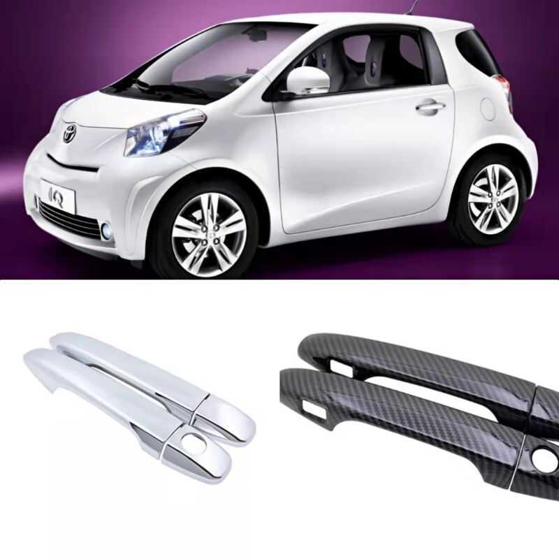 Thích hợp cho Toyota SCION IQ Martin Cygnet Tay cầm cửa ngoài Tay nắm họa tiết sợi Carbon