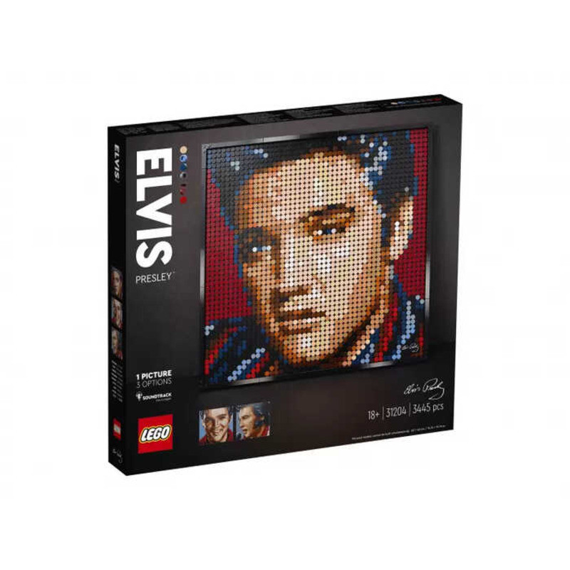 Bộ LEGO ART Elvis Presley 31204 -100% hàng chính hãng