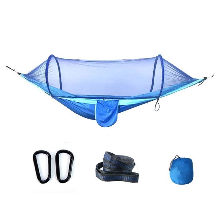 Cắm Trại 210T Xoay Võng Đôi Nylon Trường Võng Dù Vải Dù Ngoài Trời Võng Ngoài Trời Di Động