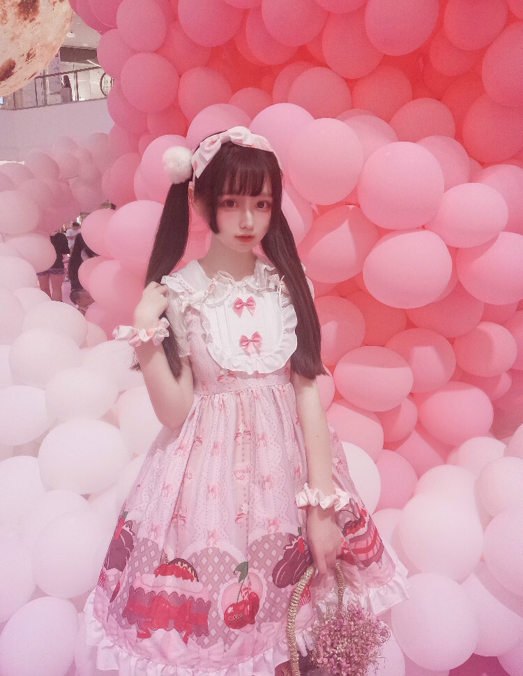 Thiết kế nhà máy LOLITA * Trà chiều ngọt ngào * Váy dây đeo lolita nhẹ JSK