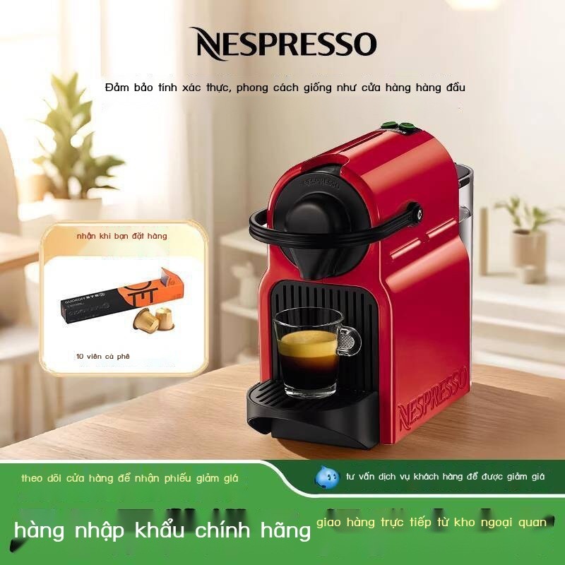 [Ảnh thật/Video] Máy pha cà phê viên Nestlé NESPRESSO/Nespresso XN1005/EN80 Inissia Home hoàn toàn