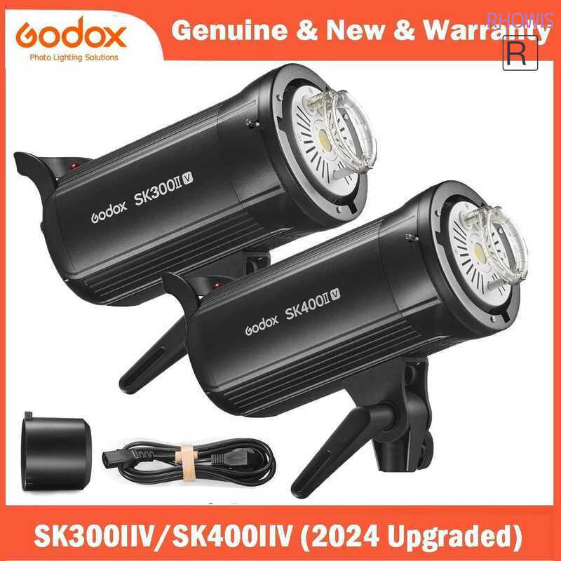 Mới Đèn flash Studio chuyên nghiệp Godox SK300IIV SK400IIV SK300II-V SK400II-V 2.4G X System