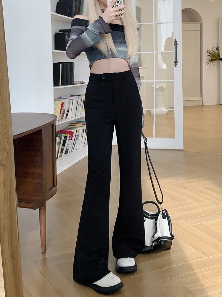 Quần Drape cạp cao Quần thường ngày 99341 | BigBuy360 - bigbuy360.vn