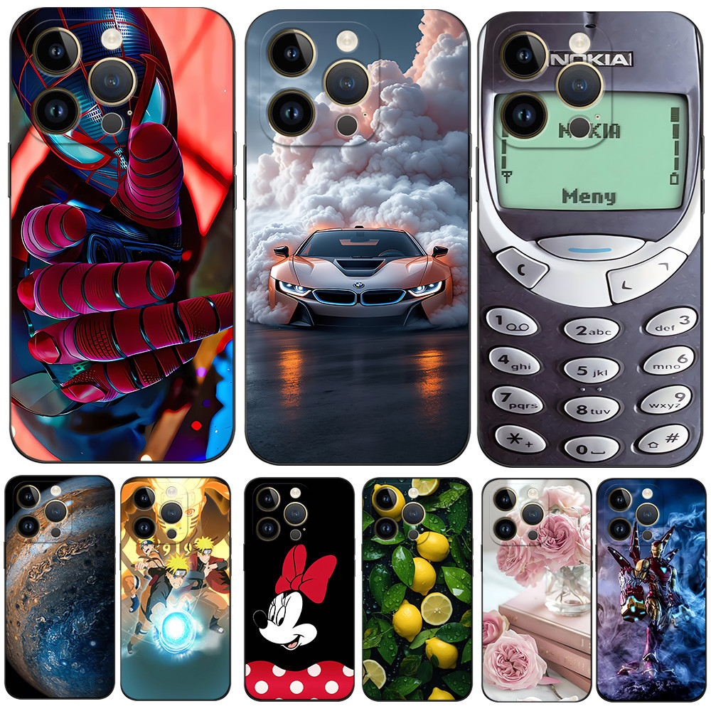 Dành Cho iPhone 16 PLUS Ốp Lưng Cho iPhone 16 Pro Max Điện Thoại Silicon Mềm Bảo Vệ Tpu Ốp Lưng Xe l