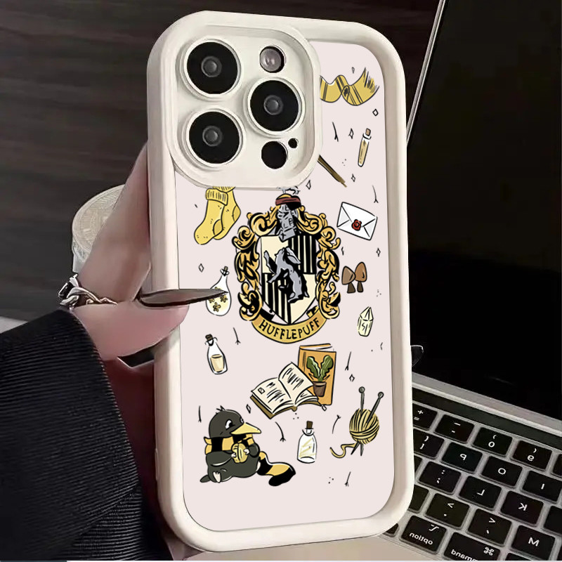 Hufflepuff chuỗi đũa magicVỏ cho Redmi 14C 13C Note 14 13 12 Pro Poco X7 X6 C65 Xiaomi 13T 14T Pro V