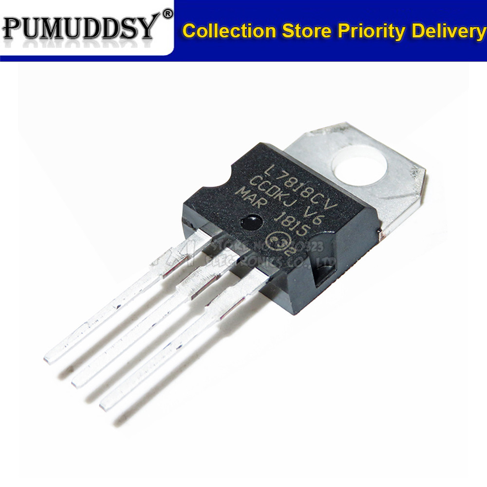 10 CÁI L7818CV L7818 TO-220 TO220 7818 LM7818 MC7818 ống điều chỉnh điện áp ổn định Mới nguyên bản