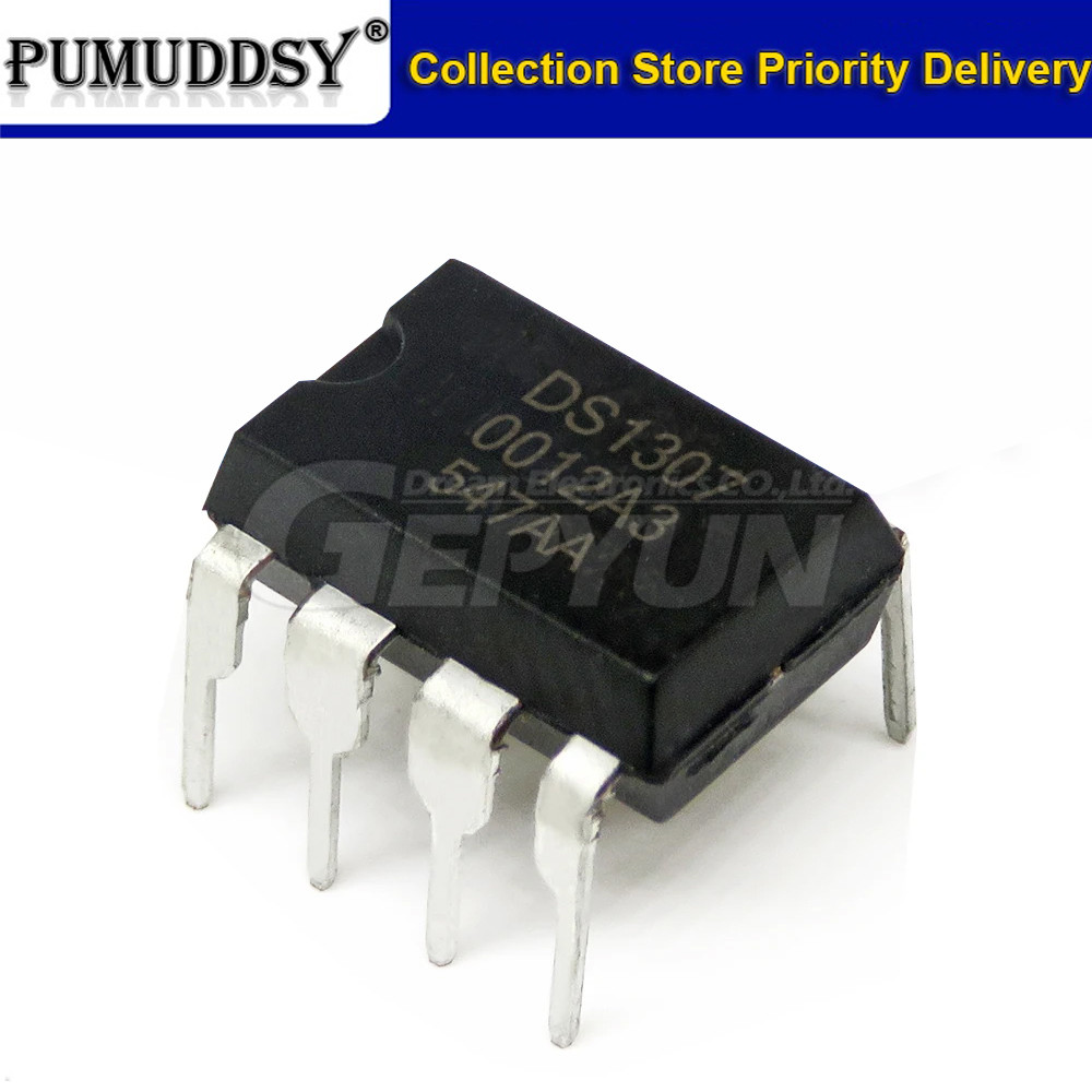 10 CHIẾC DS1302N DS1307N DS1307 DIP8 Trickle Charge Timekeeping Chip DS1302 DIP mới nguyên bản