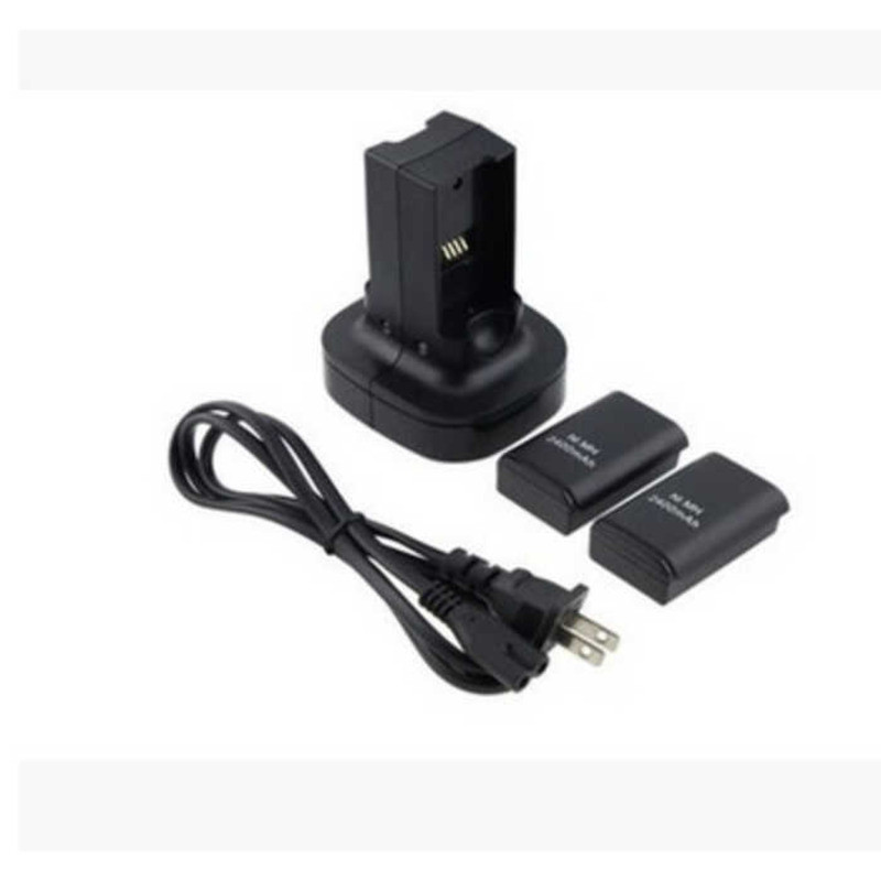 Pin X XBOX360 Sạc kép XBOX360 Tay cầm Pin Sạc 360 Pin Sạc 2 Pin