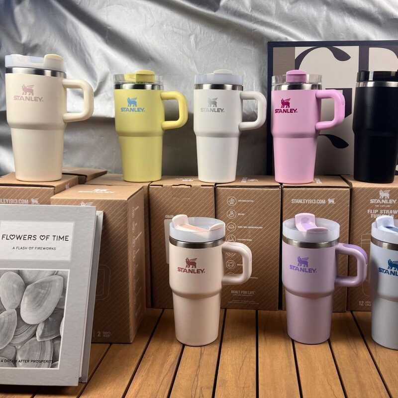 Stanley 20oz Cốc Ô Tô Thép Không Gỉ Giữ Nhiệt Cốc Di Động Xe Hộ Gia Đình Chân Không Ice Master Cup C